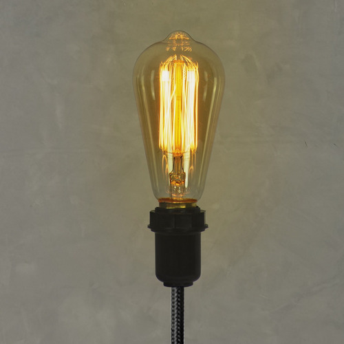 Lâmpada Retro Vintage St64 Filamento Carbono 220v