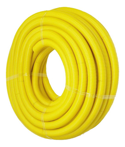 25 Metros De Manguera Espiral Pvc Amarilla De 3 Pulgadas