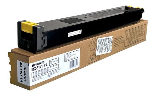 Sharp Cartucho Toner Amarillo Mx51ntya / Mx4110 4140 5110n