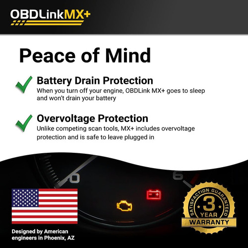 Obdlink Mx Obd2 - Escáner Bluetooth Para iPhone, Android Y W