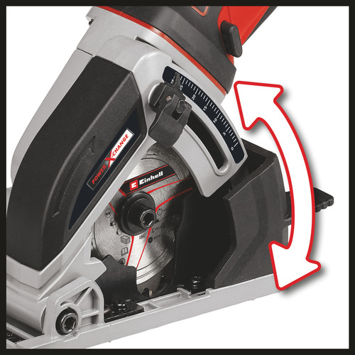 Mini Sierra Inalambrica Einhell Te-cs 18/89 Li Sin Bateria Negro/Rojo