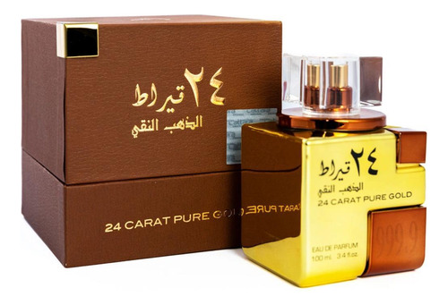 Lattafa 24 Carat Pure Gold Edp 100ml Perfume Arabe Unissex