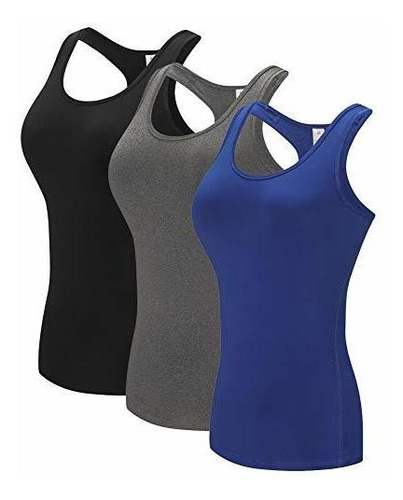 Camiseta Sin Mangas De Entrenamiento De Compresión Para Muje