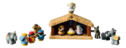 Little People Nacimiento Musical 2002 Con 12 Figuras (Usado)