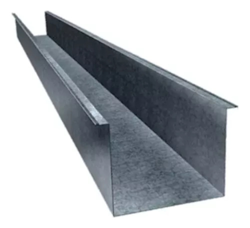 6 Metros De Calha Quadrada Galvanizada Corte 40