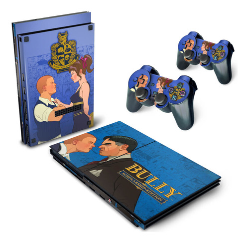 Skin Para Ps2 Slim Adesivo - Modelo 006