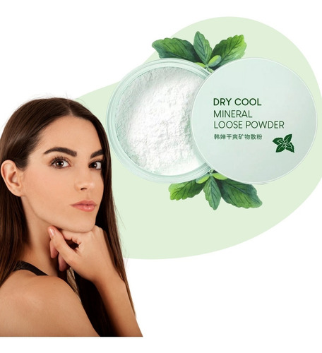 Polvo Mineral No Sebum Control Aceite Maquillaje Rorec 