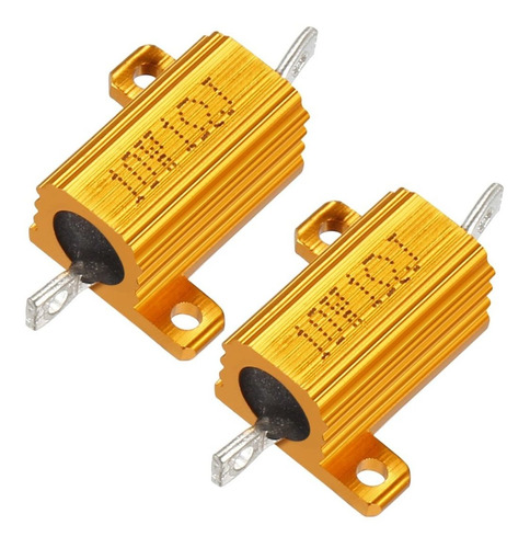 Resistor Carcasa Aluminio 10 W 1 Ohm Para Convertidor Led