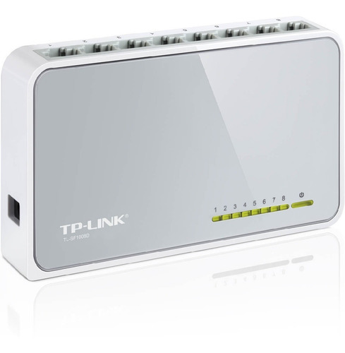 Switch 8 Bocas Tp-link Tl-sf1008d 10/100 Mbps 8 Puertos Lan
