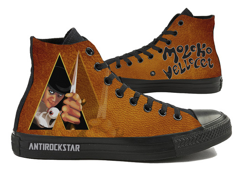Zapatillas Vulcanizadas Clasicas Chuck Naranja Mecánica