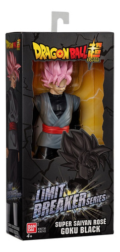 Figura De Acción Bandai Dragon Ball Super Goku Black Rose +4