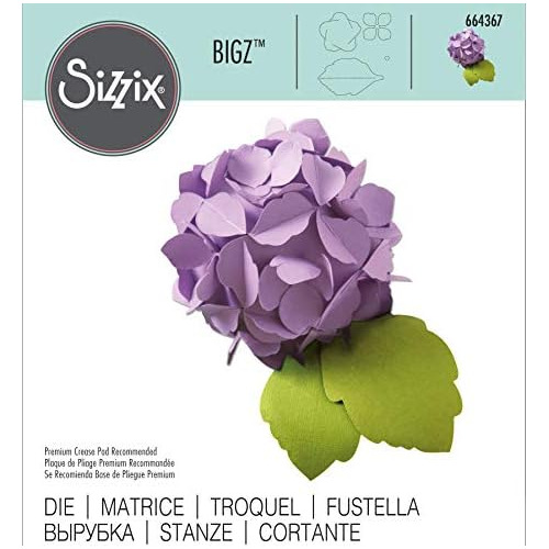 Troquel Grande De Hortensia, Multicolor