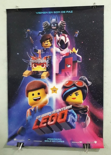 Poster Original De Cine La Gran Aventura Lego 2
