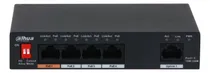 Comprar Switch Poe Dahua 4p 10\u002F100 + 1p Uplink, Hi-poe Pfs3005-4et-6