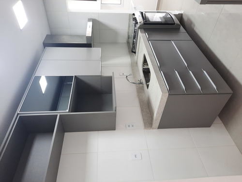 Imagem 9 de 30 de Apartamento Para Locação De 02 Dormitórios (suíte), Sala De Jantar E Sala De Estar, Varanda Gourmet Com Churrasqueira, Lazer No Rooftop , Centro, Taubaté, Sp - Sp - Ap0086_tauba