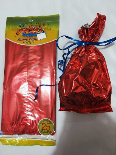 Imagen 3 de 10 de 100 Bolsas Celofán P Dulces Recuerditos Fiesta Evento Color