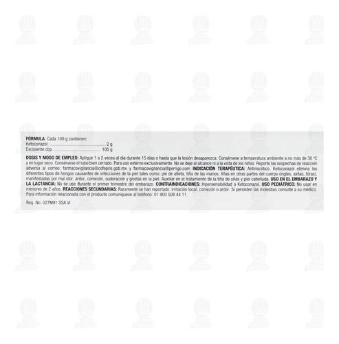 Ketoconazol 2% - Tubo Con 40g