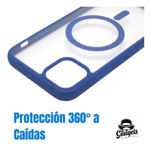 Imagen 4 de 6 de Kit Funda Micas Privacidad + 9d + Cámara Para iPhone Magsafe
