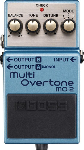 Pedal multitom Boss Mo-2, cor azul/retalhos