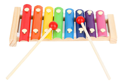 Piano De Juguete Hand Knock De 8 Teclas, Educativo Para Bebé