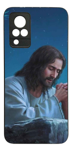 Funda Protector Case Para Vivo V21 5g Jesus Dios