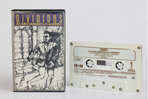 Cassette Divididos Acariciando Lo Áspero 1991 Emi 1a Edición