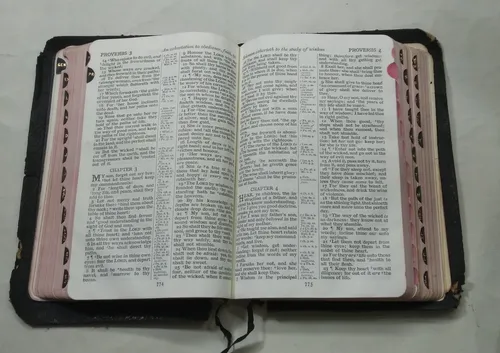 Santa Biblia En Ingles Concordancia Diccionario (Usado)