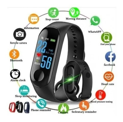 Reloj Pulsera Inteligente Smartband Banda Deportiva Caminar