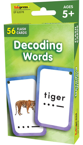 Tarjetas Flash De Palabras Para Decodificación Medianas