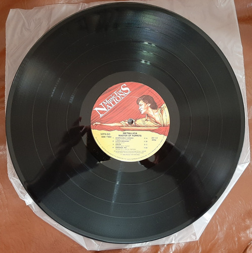 Lp Metallica Master Of Puppets 1° Press 1986 Uk Raro (Usado)
