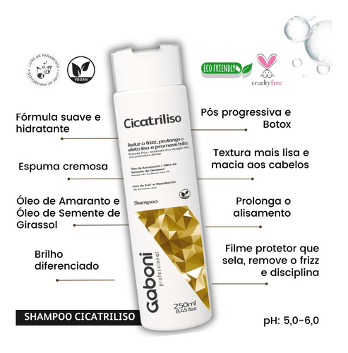 Kit Hidratação Antifrizz Shampoo + Condicionador Cicatriliso
