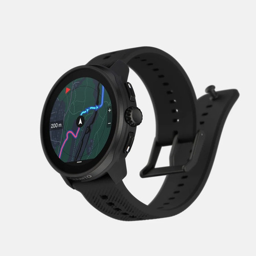 Relógio Gps Suunto Race S Power Blue Preto Liso Preto Preto