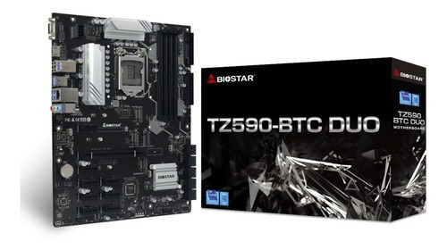 Motherboard Mineria Biostar Tz590-btc Duo Soc 1200 Pcie 8+1