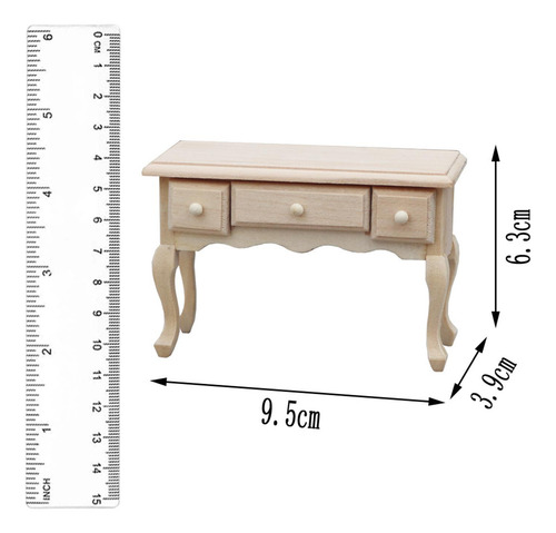 1:12 Mesa De Casa De Muñecas Muebles De Casa De Muñecas