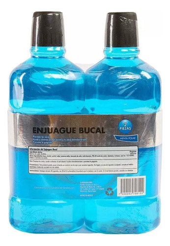 Enjuague Bucal Member´s Choice 2 Botellas De 1.5 L C/u