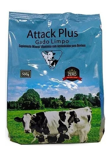 Attack Plus Gado Limpo 500gr(kit C/ 3 Pacotes 500gr)