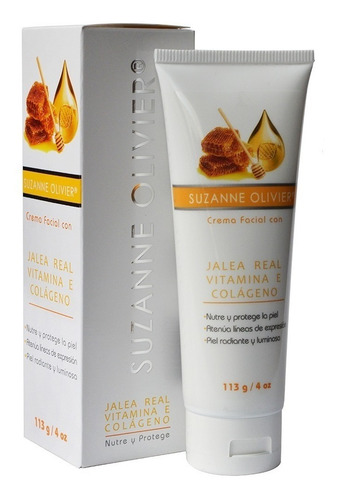 Crema Facial Jalea Real Vitamina E Colágeno Nutre Hidrata