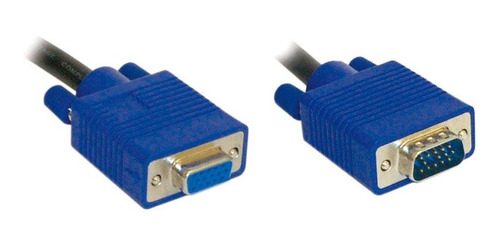 Cable Vga Macho A Hembra Para Pc 3 Mts