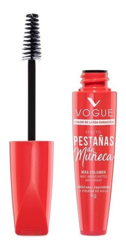 Mascara Pestañas Vogue Efecto De Muñeca A Prueba De Agua