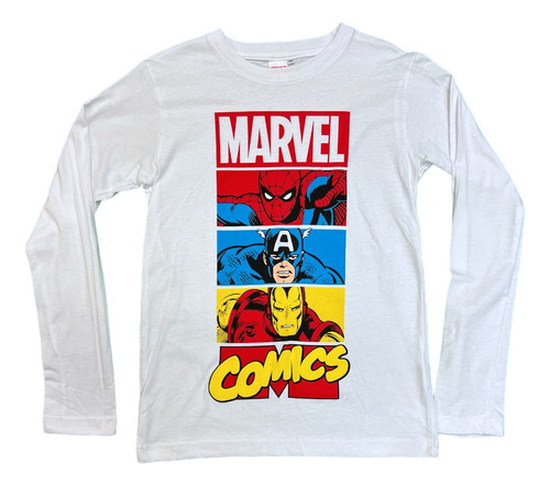 Playera Juvenil Marvel Modelos Unicos