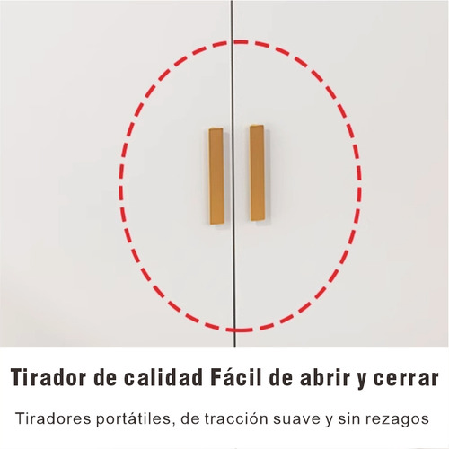 Zapatero Blanco Moderno Y Minimalista De Madera - 80*34*95cm Blanco