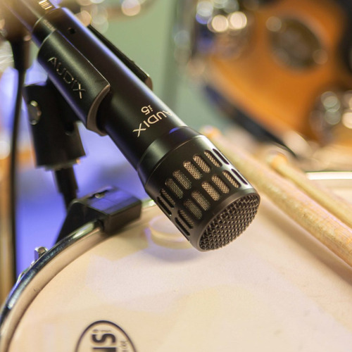 Pacote de microfone de bateria Audix Dp7 de 7 peças, cor preta