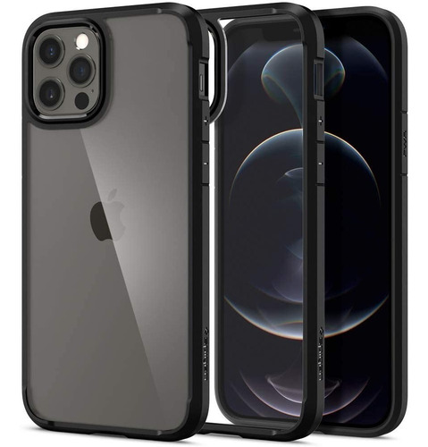 Imagen 3 de 4 de Funda Spigen Crystal Hybrid Para iPhone 12 Pro/ 12