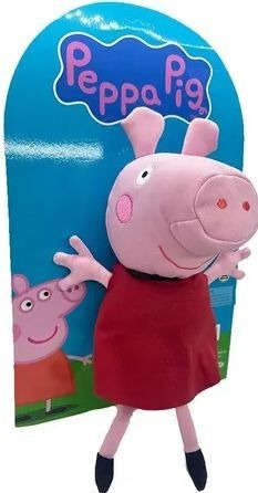 Imagen 2 de 4 de Peluche Peppa Pig - 30 Cm De Alto - Marca New Toy's -