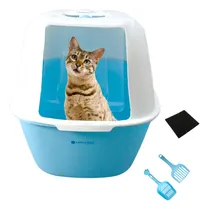 Comprar Arenero Para Gatos Cerrado Con Pala Puerta Filtro Sanitario