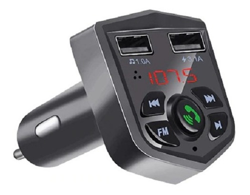 Adaptador Transmisor Reproductor Carro Bluetooth Mp3 Usb