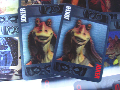 Cartas 3d De Coleccion De La Amenaza Fantasma De Star Wars