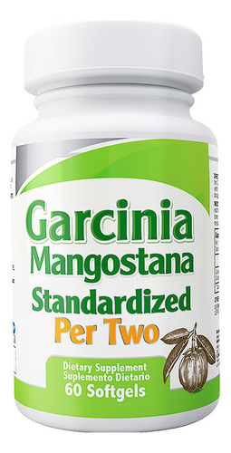 Garcinia Mangostana 2000mg 60 Capsula Blanda Healthy America