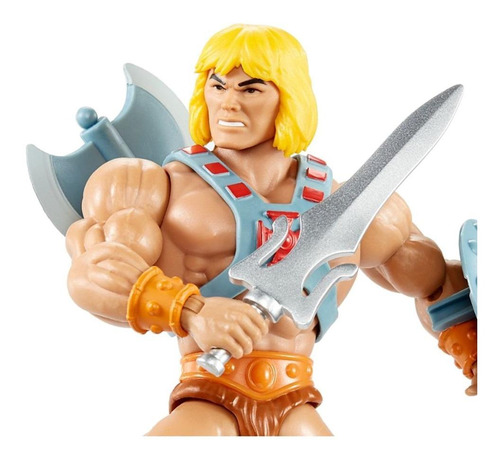 Imagem 2 de 5 de Masters Of The Universe Origins, He-Man Cabeça Vintage
