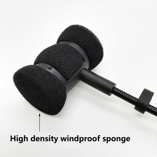 Soporte Negro Ajustable Para Micrófono De Instrumento De Vio